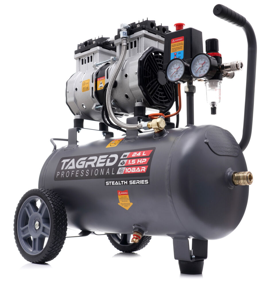 Bezo­lejový kompresor 24L R2 1100W